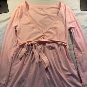 Hollister Longsleeve babydoll top
